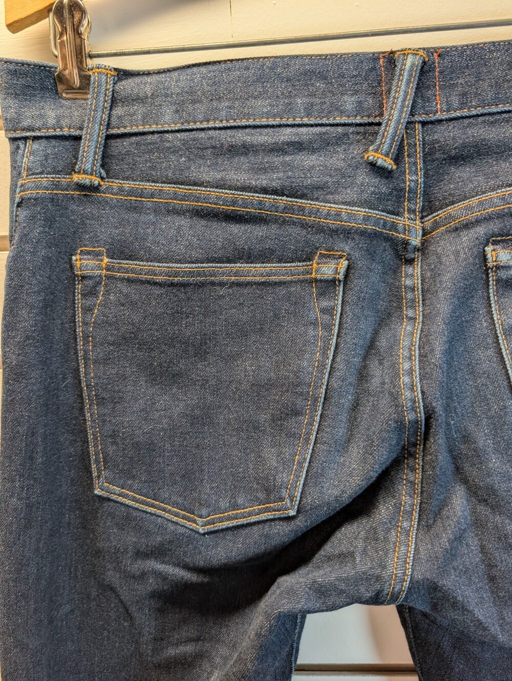 Hiroshi KatoThe Pen Slim 14-Ounce Stretch Selvedge Jeans Indigo Raw Size 32 EUC - Picture 11 of 16